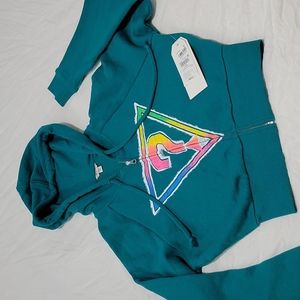 Guess xs cropped sweatshirt hoodie nwt